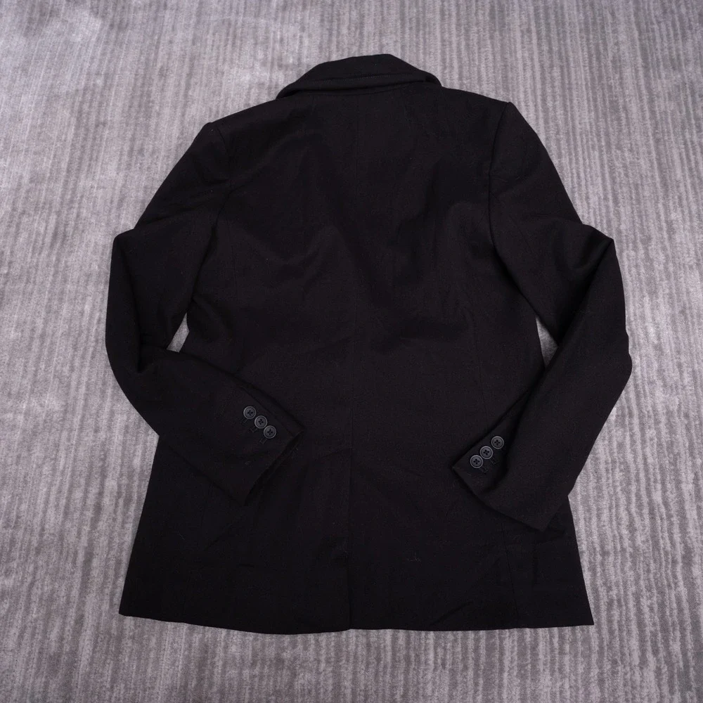 Banana Republic Blazer Womens 6 Black New Long Sleeve Single Button Professional